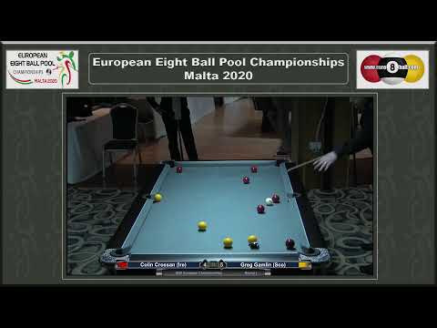 Men's Singles - Colin Crossan (Ire) v Greg Gamlin (Sco)