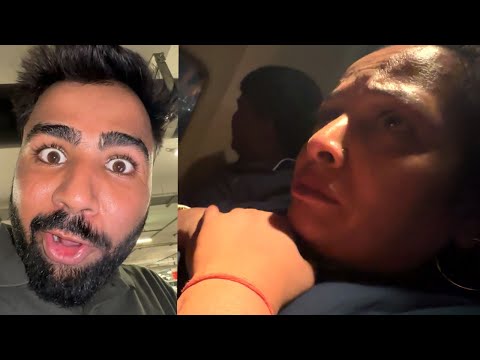 Mummy dar gai flight me 😍 dubai jaate waqt