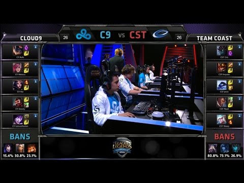 NA LCS C9 vs CST Game 1 Highlights (NA LCS Spring 2015)