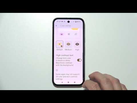 Google Pixel Phone: How to Turn On/Off High Contrast Text