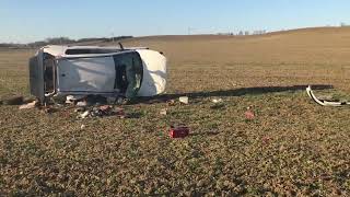 Wideo1: Dachowanie na ulicy Pozna�skiej w Gostyniu