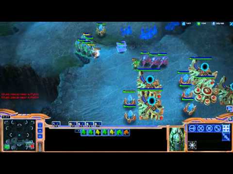 puCK vs. Map Hacker (Gerudo) - Starcraft 2 Ladder