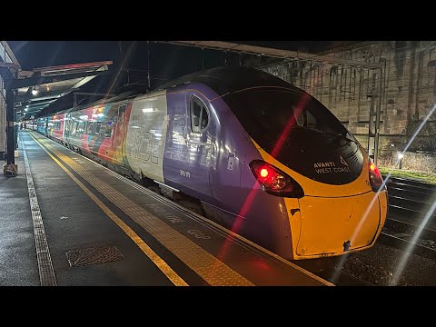Late Evening at Carlisle Station WCML diversions Freight Passenger Trains 12th Jan 2026 