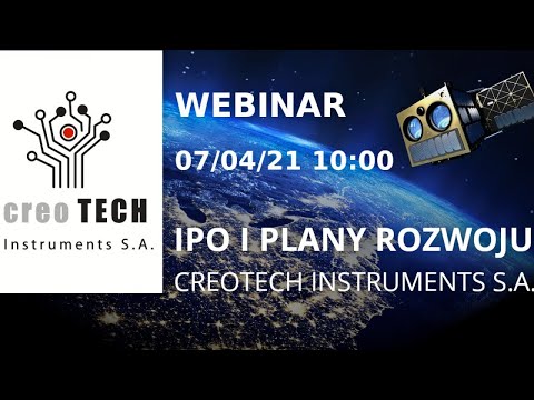 Oferta publiczna akcji Creotech Instruments [Spotkanie on-line z przedstawicielami spółki]