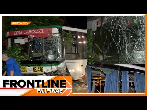 11 pasahero, sugatan sa banggaan ng 2 bus sa EDSA Frontline Pilipinas