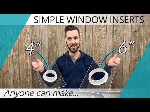 How To Make - Exhaust Vent Window Insert