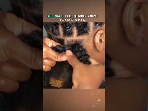 DIY kinky twist braids for y