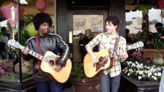 nick jonas and sonny thompson who i am (acustic) at marks flower shop sherman oaks