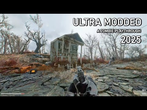 Fallout 4 Ultra Modded Zombie Playthrough 2025 - Gameplay Modlist