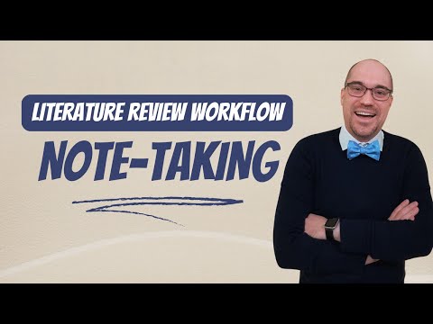 Steal My Literature Review Note-taking Strategy
