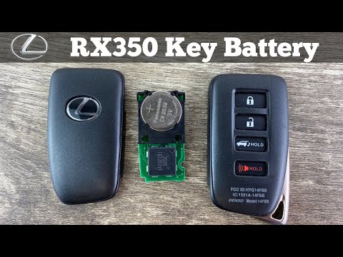 How To Change A Lexus RX350 Remote Fob Smart Key Battery 2016 - 2021 DIY Remove Replace Tutorial