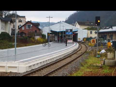 Bad Ems - Hauptbahnhof und "Auf dem Spieß"  4.12.2025