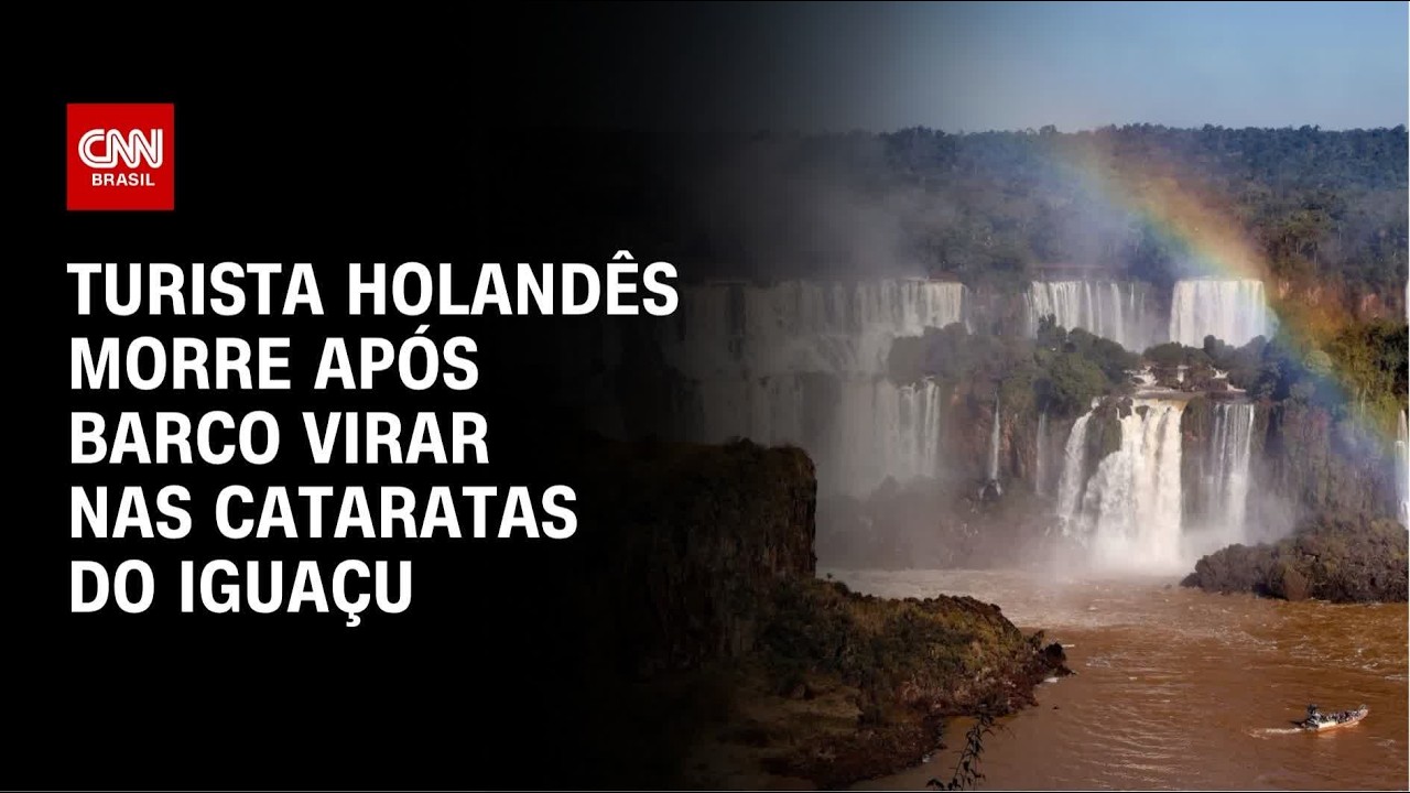 Turista holandês morre após barco de passeio virar nas Cataratas do Iguaçu | CNN NOVO DIA
