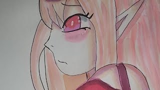 drawing my halloween oc meave! #inktober #fyp #banshee #animeart #fyp