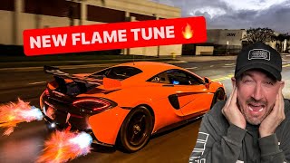 WHAT A $12,000 EXHAUST & $3000 TUNE DOES TO MCLAREN.. HOLY S#!%!