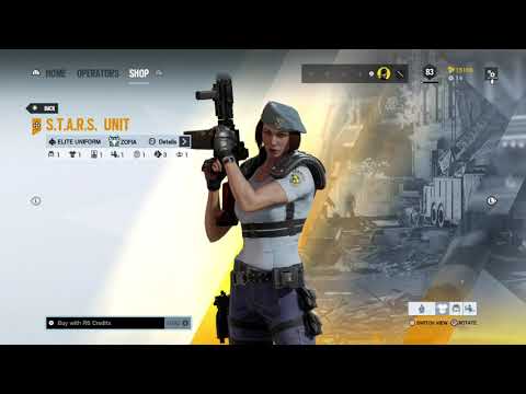 Zofia S.T.A.R.S. Unit Resident Evil Elite Set - Rainbow Six Siege