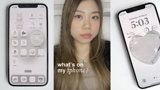 what's on my iphone 12 + how i customize my home screen ✂︎📱