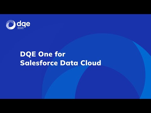 [ENG] DQE One for Salesforce Data Cloud