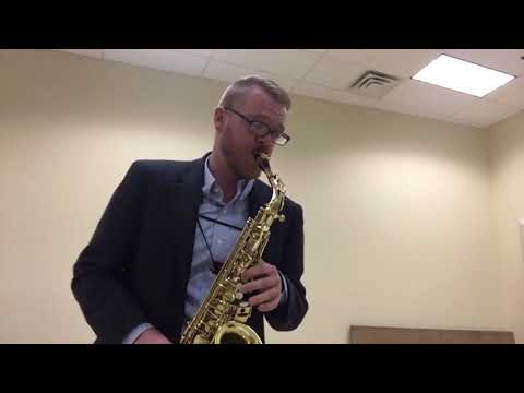 Ferling Etude No. 3 || James Barger, Saxophone