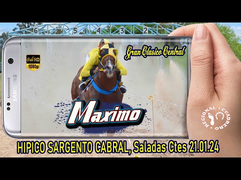 MAXIMO-Gran Premio, Haras El Candil- Hipico Sargento Cabral- Saladas Ctes, 21.01.24