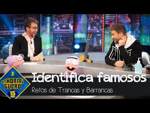 Trancas y Barrancas retan a Pablo Alborán con un nuevo juego, identificar famosos - El Hormiguero
