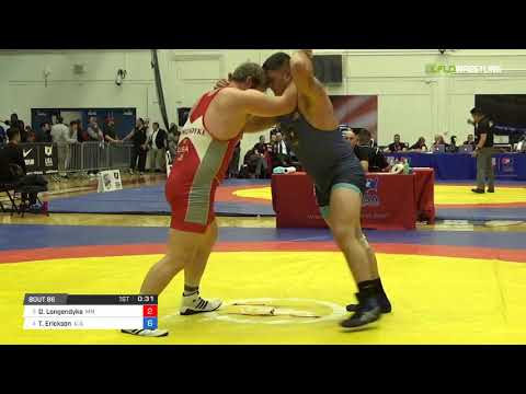 Greco-Roman 130 RR Rnd 3 - Donald Longendyke (MN) vs. Toby Erickson (U.S.)