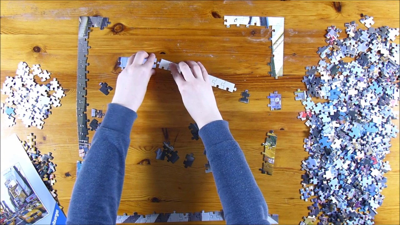 Doing a 500 piece jigsaw puzzle in real-time...