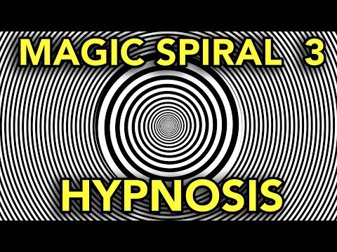 Magic Spiral 3 - video, hypnosis meditation trance - 4K
