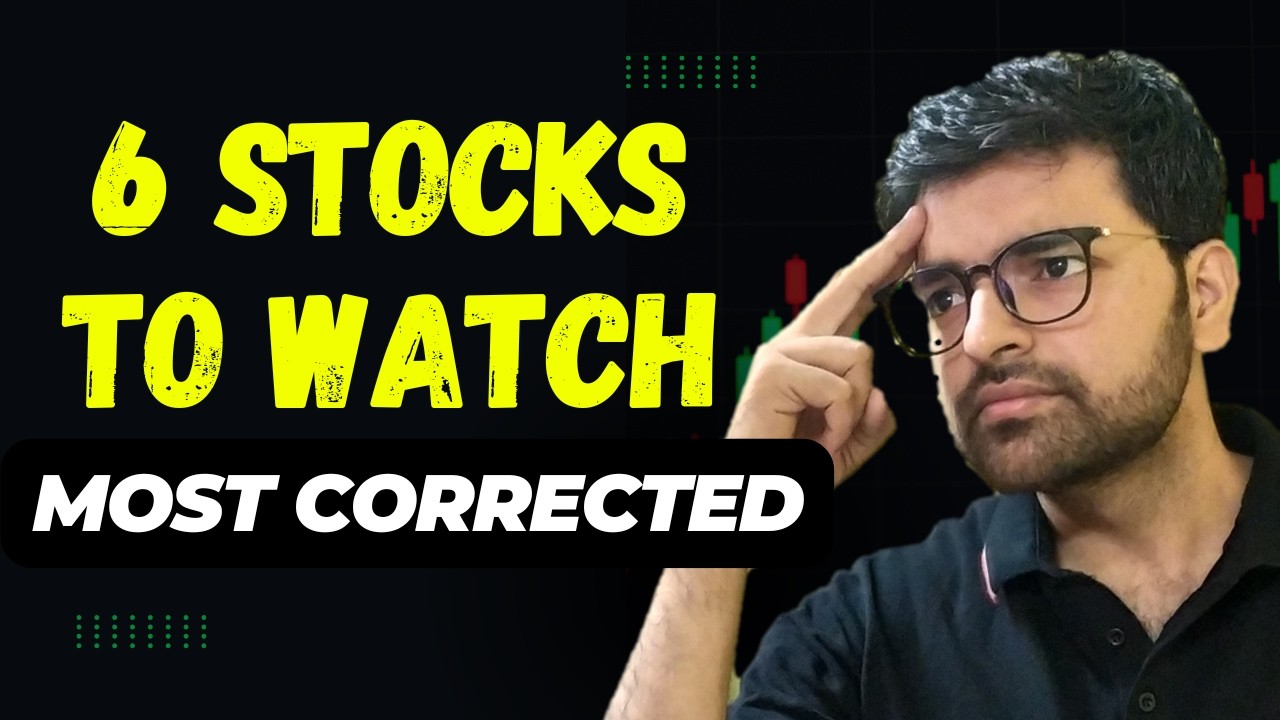 6 Stocks to Watch in Market Correction | Big Correction in these Stocks | Investaru