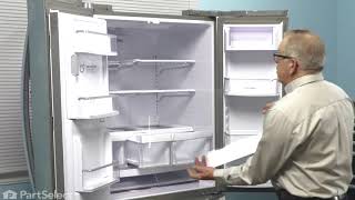 LG Refrigerator Repair: How to Replace the Crisper Glass (LG # MHL42613217)
