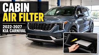 2022–2027 Kia Carnival Cabin Air Filter Replacement | Easy DIY