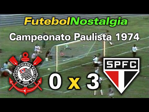 Corinthians 0 x 3 São Paulo - 01-12-1974 ( Campeonato Paulista )