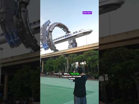 China's High-Speed Hyperloop Train: 1000 Km/Hour Vacuum Pipeline! #shorts