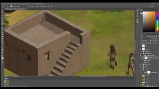 Sketch of a Mudbrick Hut