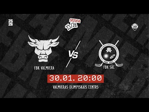 ELVI florbola līga: FBK Valmiera - FBK SĀC (30.01.2026)