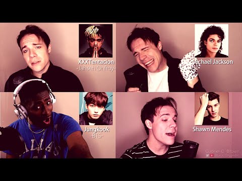 THIS IS CRAZY!!!!! ONE GUY, 54 VOICES (With Music!) Drake, TØP, P!ATD, Puth, MCR, Queen (Reaction!!)