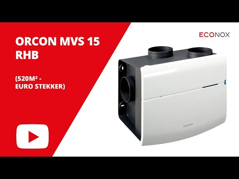 Orcon Mvs 15R Met Randaarde Stekker - 520M3/H | Econox