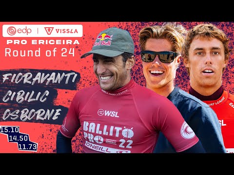 L. Fioravanti vs M. Cibilic vs E. Osborne  | EDP Vissla Pro Ericeira - Round of 24 Heat Replay
