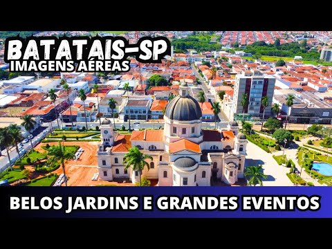 DRONE NO CENTRO DE BATATAIS-SP [4K]