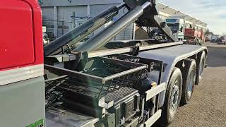 Cami&atilde;o polibenne DAF FAK CF85.410 8x2/4 Sleeper Cab Euro 5 - Hooklift System VDL S25- | Imagem 4 - Autoline