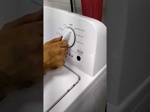 How to calibrate whirlpool washing machine