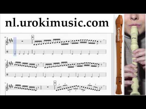 Blokfluit G. Leren Spelen OneRepublic - Counting Stars Blokfluitles Deel#1 Studie Klasse