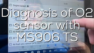 Lexus ES330 O2 sensor Diagnosis with Autel MS906 TS