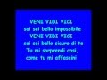 Highland - Veni Vidi Vici lyrics (italian and english ...