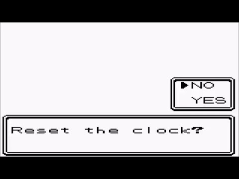 How To Change The Clock in Pokémon Crystal