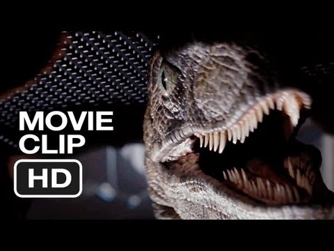 Jurassic Park 3D Movie CLIP - Velociraptor Chases The Group (1993) - Steven Spielberg Movie HD