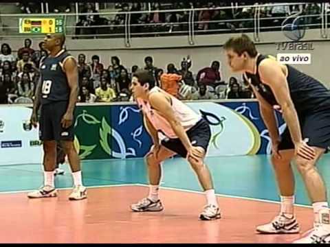 Brasil 3 x 0 Venezuela - vôlei masculino - Jogos Mundiais Militares Rio 2011