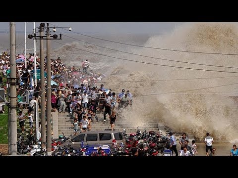 12 самых огромных волн в истории.  Мощнейшие цунами