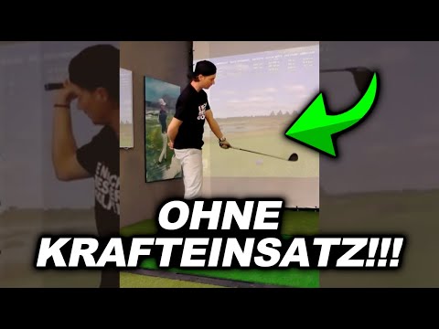 Der einfache Golfschwung - OHNE KRAFTEINSATZ!!! #YouTube #shorts