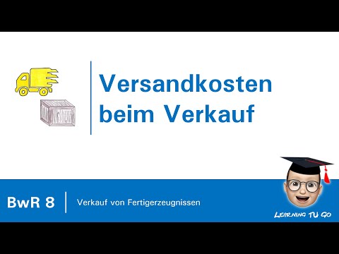 BwR 8 | Versandkosten beim Verkauf